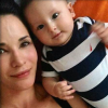 Adriana Campos et son fils / photo postée sur Instagram.