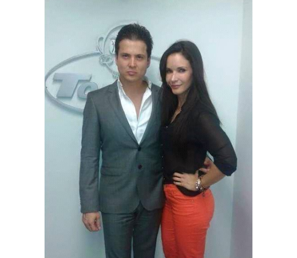 Adriana Campos et son mari Carlos Rincon / photo postée sur Facebook