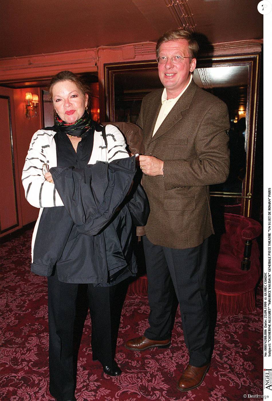 Films Et Séries Tv Avec Maurice Vaudaux Catherine Allégret et Maurice Vadaux en 1999 à Paris - Purepeople