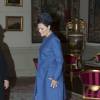 Le prince Daniel, la princesse Victoria, enceinte, et le prince Carl Philip se joignaient au roi Carl XVI Gustaf et à la reine Silvia de Suède lors de la séance photo au palais Drottningholm à Stockholm pour la réception du président tunisien Béji Caïd Essebsi et son épouse Saïda le 4 novembre 2015.