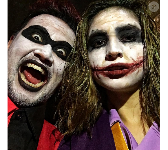 Billy Crawford et sa compagne Coleen Garcia déguisés pour Halloween, photo postée sur Instagram.