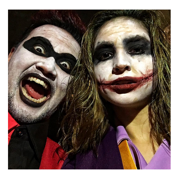 Billy Crawford et sa compagne Coleen Garcia déguisés pour Halloween, photo postée sur Instagram.