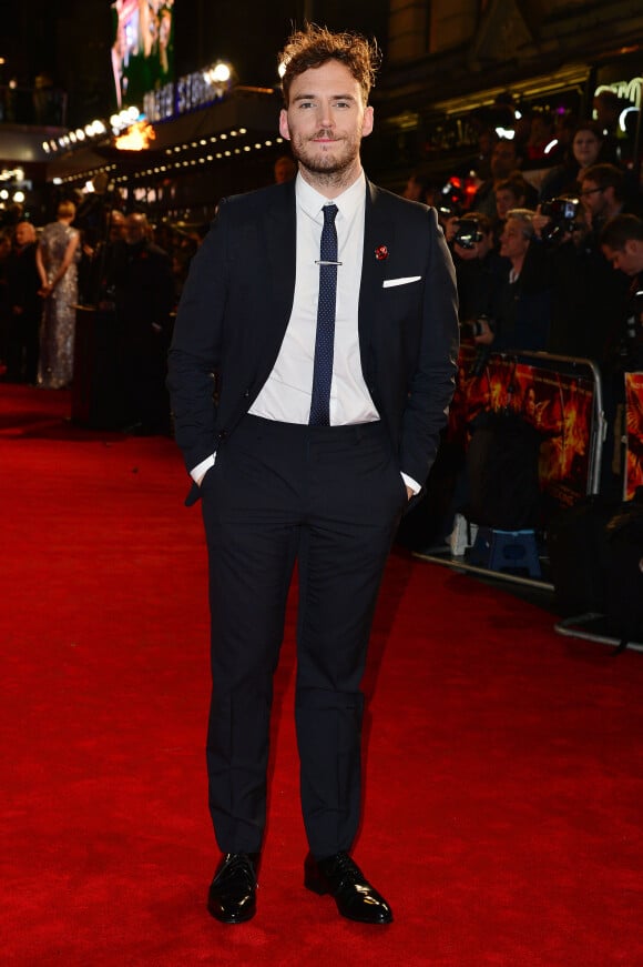 Sam Claflin - Avant-première du film "The Hunger Games - Mockingjay: Part 2" à Londres, le 5 novembre 2015.