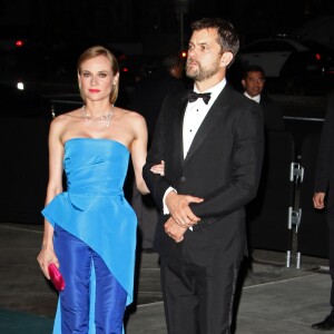 Diane Kruger et son compagnon Joshua Jackson - Gala "The LACMA 2015 Art+Film" en l'honneur de James Turrell et Alejandro Inarritu à Los Angeles, le 7 novembre 2015.