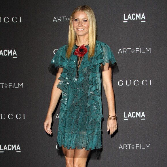 Gwyneth Paltrow - Gala "The LACMA 2015 Art+Film" en l'honneur de James Turrell et Alejandro Inarritu à Los Angeles, le 7 novembre 2015.