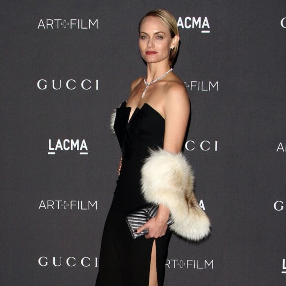 Amber Valletta - Gala "The LACMA 2015 Art+Film" en l'honneur de James Turrell et Alejandro Inarritu à Los Angeles, le 7 novembre 2015.