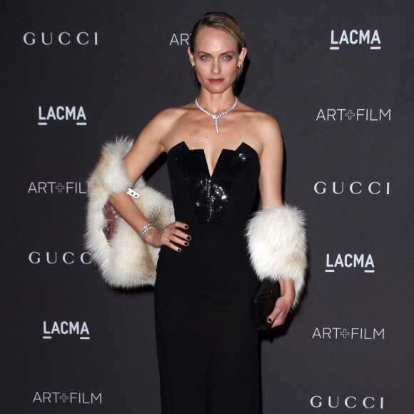 Amber Valletta - Gala "The LACMA 2015 Art+Film" en l'honneur de James Turrell et Alejandro Inarritu à Los Angeles, le 7 novembre 2015.