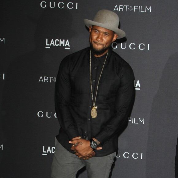Usher - Gala "The LACMA 2015 Art+Film" en l'honneur de James Turrell et Alejandro Inarritu à Los Angeles, le 7 novembre 2015.