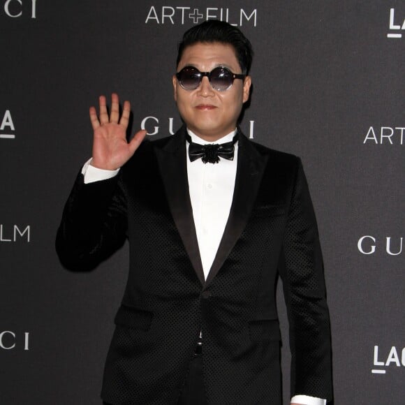 Psy - Gala "The LACMA 2015 Art+Film" en l'honneur de James Turrell et Alejandro Inarritu à Los Angeles, le 7 novembre 2015.