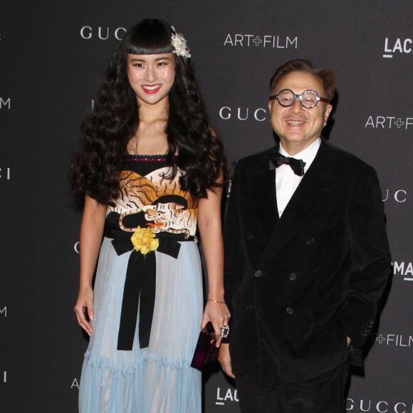 Michael Chow, Asia Chow - Gala "The LACMA 2015 Art+Film" en l'honneur de James Turrell et Alejandro Inarritu à Los Angeles, le 7 novembre 2015.