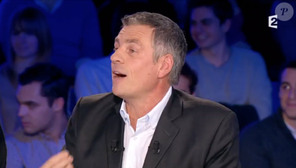 Bruno Gaccio, invité dans On n'est pas couché sur France 2, le samedi 7 novembre 2015.
