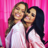 Les anges de Victoria's Secret dans les coulisses du défilé / photo postée sur Instagram.