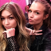 Les anges de Victoria's Secret dans les coulisses du défilé / photo postée sur Instagram.