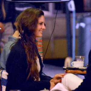 Lana Del Rey et Francesco Carrozzini à Portofino, le 1er juillet 2014.