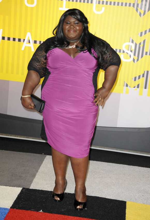 Gabourey Sidibe - Soirée des MTV Video Music Awards à Los Angeles le 30 aout 2015.