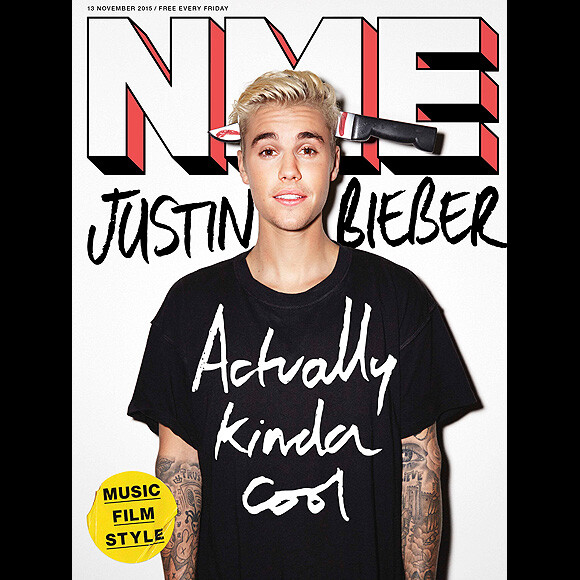 Retrouvez l'intégralité de Justin Bieber dans le magazine NME, en kiosques aux Etats-Unis le 13 novembre 2015.