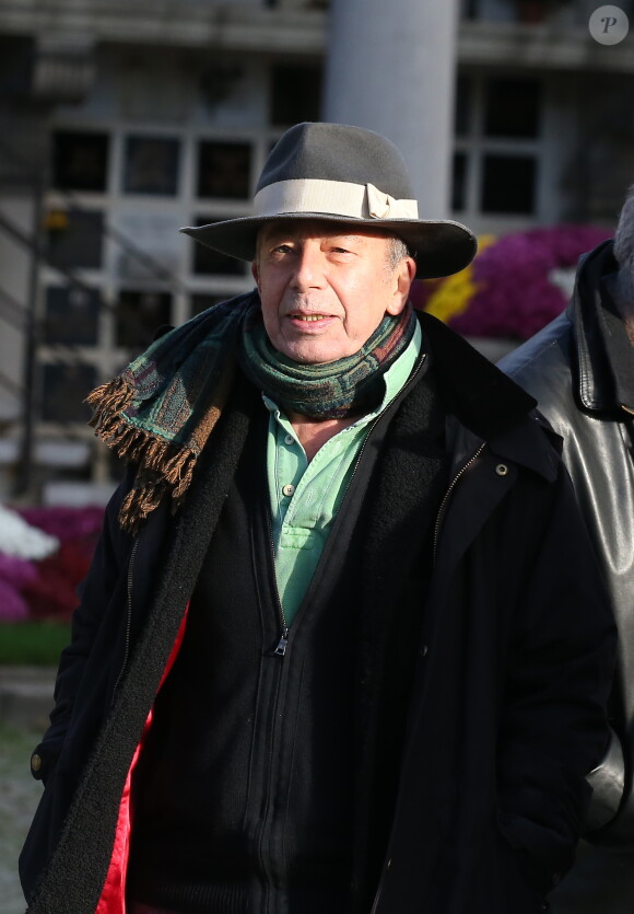 Hommage à André Glucksmann à la grande coupole du crématorium du cimetière du Père-Lachaise, à Paris, le 13 novembre 2015.