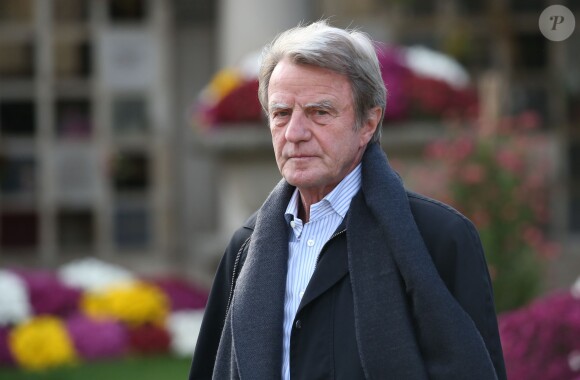 Bernard Kouchner - Hommage à André Glucksmann à la grande coupole du crématorium du cimetière du Père-Lachaise, à Paris, le 13 novembre 2015.