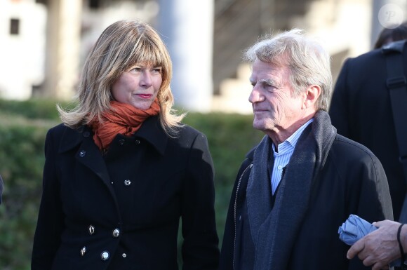 Bernard Kouchner - Hommage à André Glucksmann à la grande coupole du crématorium du cimetière du Père-Lachaise, à Paris, le 13 novembre 2015.