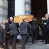 Hommage à André Glucksmann à la grande coupole du crématorium du cimetière du Père-Lachaise, à Paris, le 13 novembre 2015.