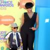 Jennifer Hudson et David Daniel Otunga Jr. - People à la soirée "Nickelodeon's 28th Annual Kids' Choice Awards" à Inglewood, le 28 mars 2015