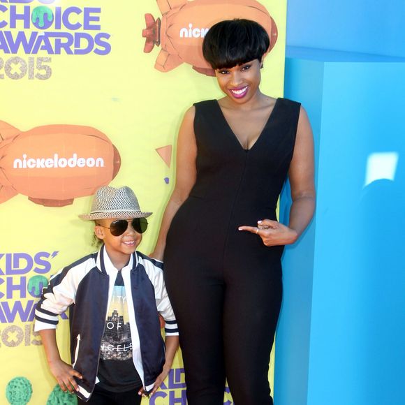 Jennifer Hudson et David Daniel Otunga Jr. - People à la soirée "Nickelodeon's 28th Annual Kids' Choice Awards" à Inglewood, le 28 mars 2015