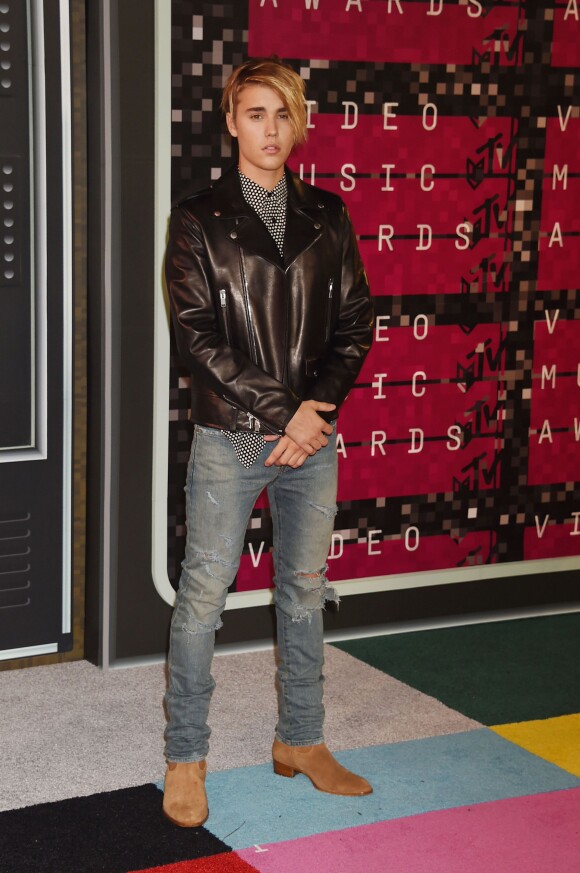 Justin Bieber - Soirée des MTV Video Music Awards à Los Angeles le 30 aout 2015. © CPA