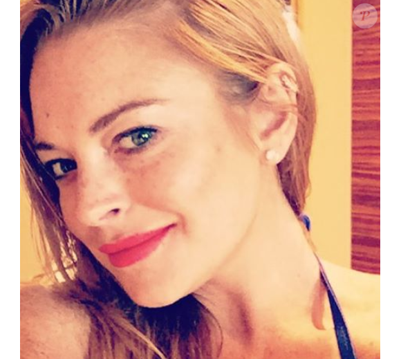 Lindsay Lohan sur le tournage de son nouveau film, The Shadow Within / photo postée sur Instagram.