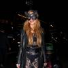 Lindsay Lohan déguisé pour une soirée Halloween au Cuckoo Club le 28 octobre 2015.