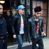 Zayn Malik quitte son hôtel à New York pour se rendre à une réunion. Le 12 novembre 2015  Zayn Malik was seen leaving his hotel for a meeting in NYC. 12 November 2015.12/11/2015 - New York