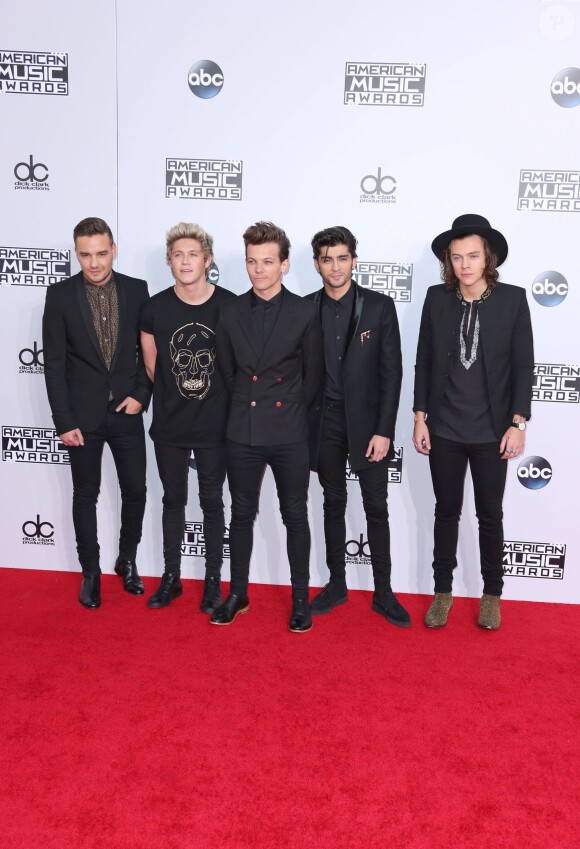 One Direction, Liam Payne, Niall Horan, Louis Tomlinson, Zayn Malik, Harry Styles - Soirée "American Music Award" à Los Angeles le 23 novembre 2014.  American Music Awards held at The Nokia Theatre L.A. Live in Los Angeles, California on Sunday, November 23rd, 2014.23/11/2014 - Los Angeles