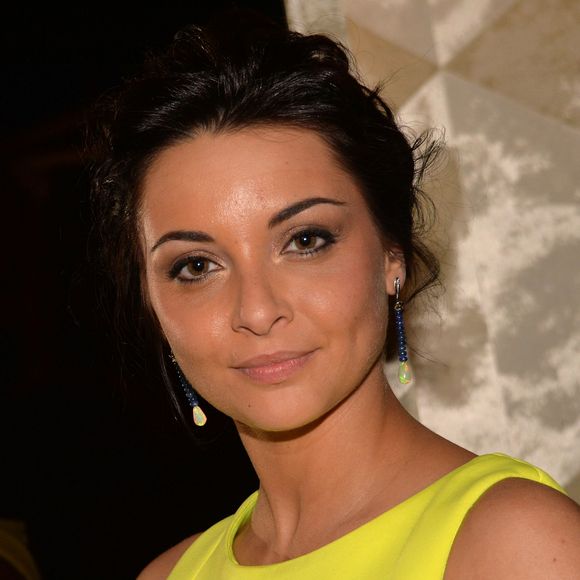 Priscilla Betti - Personnalités lors de la 10e cérémonie des Globes de Cristal au Lido à Paris, le 13 avril 2015.