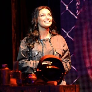 Priscilla Betti - Filage de la comédie musicale "Flashdance" au Théâtre du Gymnase à Paris le 24 septembre 2014.