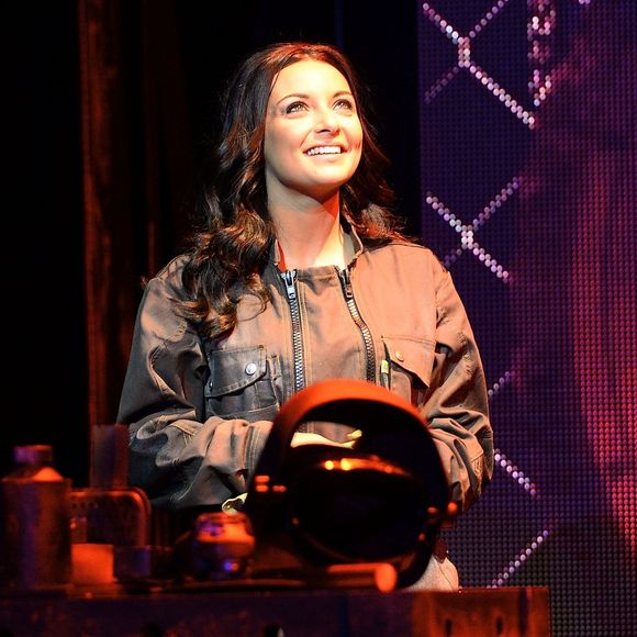 Priscilla Betti - Filage de la comédie musicale "Flashdance" au Théâtre du Gymnase à Paris le 24 septembre 2014.
