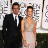 Kate Beckinsale et Len Wiseman - 72e cérémonie annuelle des Golden Globe Awards à Beverly Hills le 11 janvier 2015.