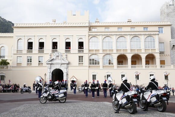 Illustration - Image de la Fête nationale monégasque, place du palais princier le 19 novembre 2015 © Jean-Claude Vinaj / Bestimage