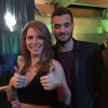Emilie, gagnante de Secret Story 9 et son frère Loïc, le 14 novembre 2015, dans les coulisses de la finale.