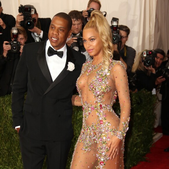 Beyoncé Knowles et Jay-Z - Soirée Costume Institute Gala 2015 (Met Ball) au Metropolitan Museum, célébrant l'ouverture de Chine: à travers le miroir à New York. Le 4 mai 2015.