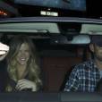 Andy Roddick et sa femme Brooklyn Decker à la sortie du Pink Taco de Hollywood le 5 avril 2013
