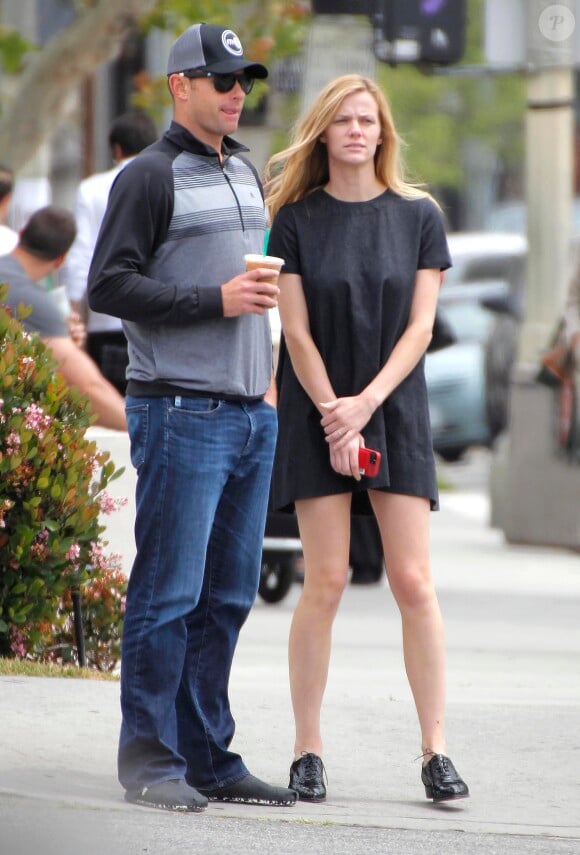 Andy Roddick et Brooklyn Decker à Los Angeles, le 17 avril 2014