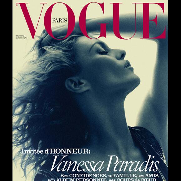La couverture du magazine Vogue Paris - édition décembre 2015-janvier 2016. Photographie David Sims