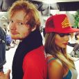 Nicole Scherzinger et Ed Sheeran / photo postée sur le compte Instagram de la chanteuse américaine.