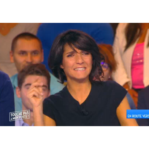 L'humoriste Florence Foresti, invité de "Touche pas à mon poste" sur D8. Le 23 novembre 2015.