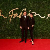 David et Victoria Beckham, Salma Hayek... : Stars des British Fashion Awards