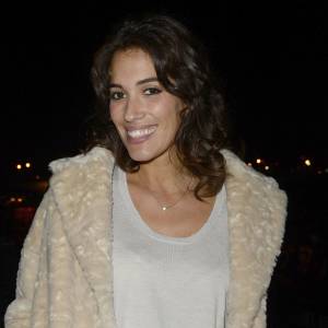 Exclusif - La jolie Laurie Cholewa - Concert privé MFM Radio de Alain Souchon et Laurent Voulzy sur un bateau-mouche à Paris le 10 novembre 2015. Guirec Coadic / Bestimage