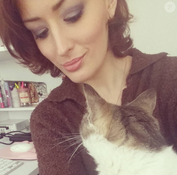 La jolie Kelly Bochenko : Selfie pour l'ex-Miss Paris