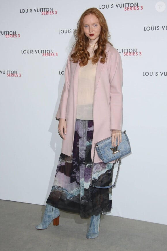 Lily Cole à la soirée "Louis Vuitton Séries 3" lors de la fashion week de Londres. Le 20 septembre 2015