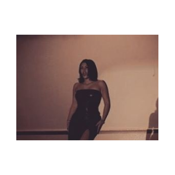 Pour un concours de talent à l'époque du lycée, Kim Kardashian et ses amis se sont déguisés en Spice Girls / photo postée sur Instagram, le 27 novembre 2015.