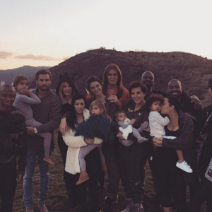 Kim et son Incroyable Famille Kardashian / photo postée sur Instagram, le 27 novembre 2015.