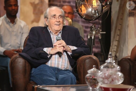 Exclusif - Michel Legrand, lors de l'enregistrement de l'émission Du côté de chez Dave à La plaine Saint-Denis, le 21 octobre 2015 (diffusion le dimanche 29 novembre 2015.)